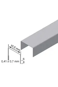 Prebena Heftklammern VZ08CNK, 5000 St., verzinkt