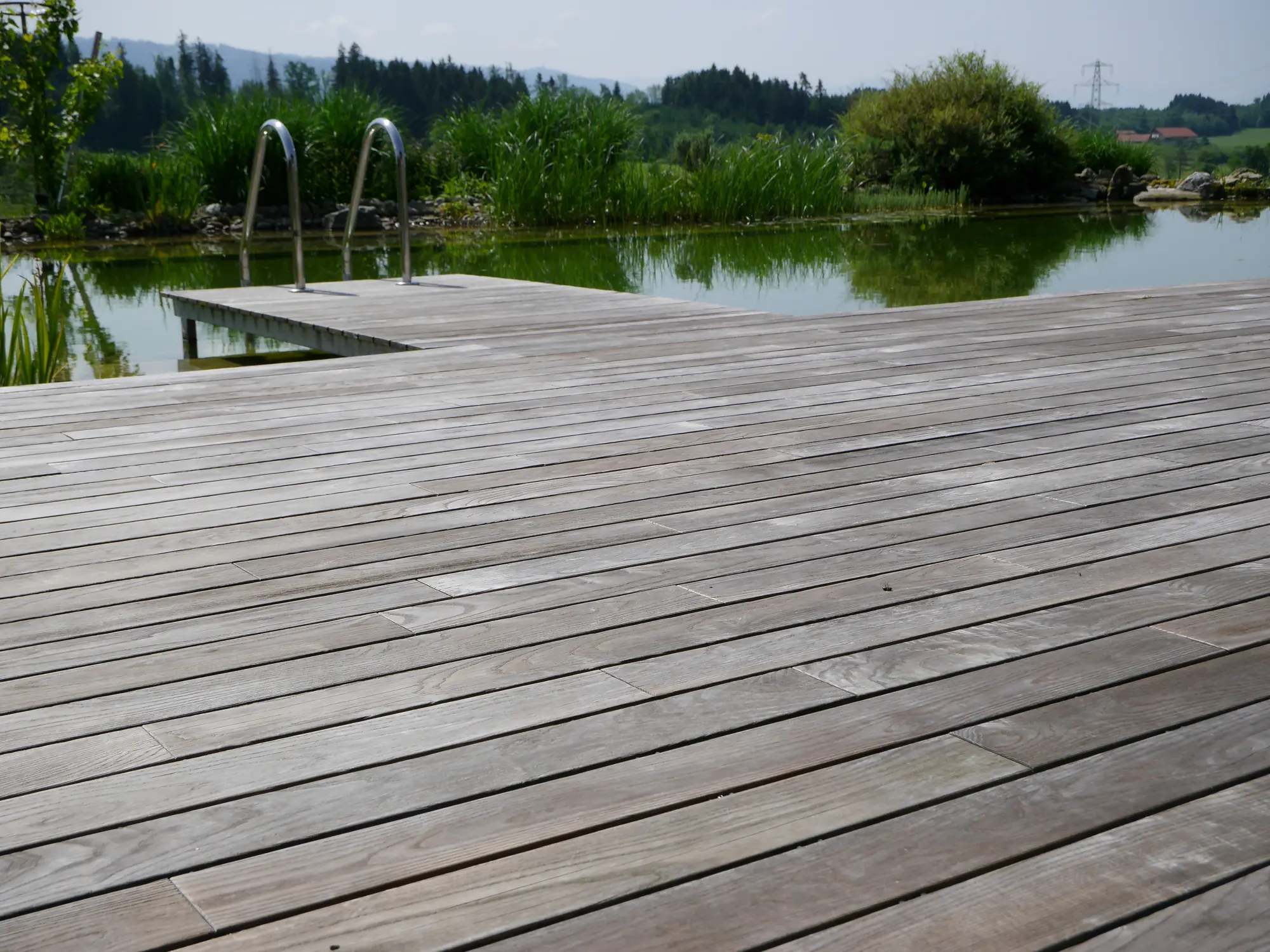 Terrassendielen Thermobirke glatt