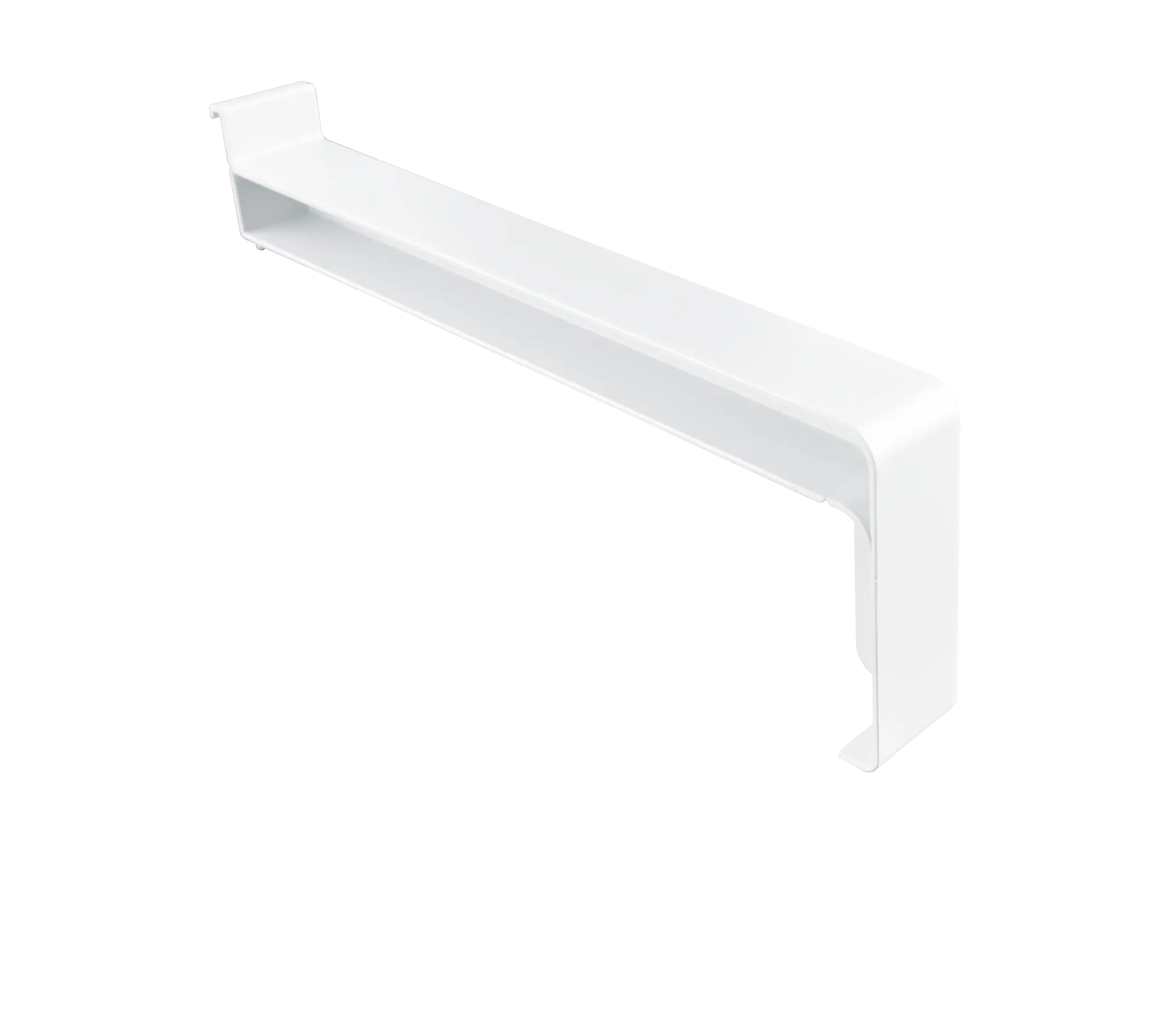 Gutmann Kunststoff-Gleitabschluss KF400, 110mm, DIN Links, weiß RAL 9016