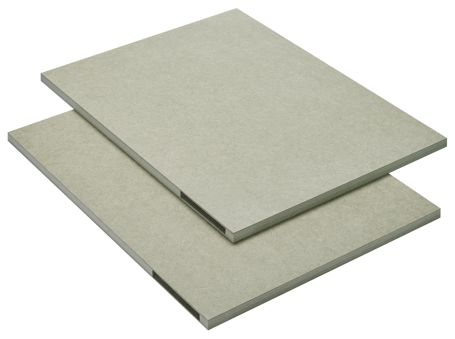 Blum Rohplattenset mit Ausfräsung für Kraftspeicher, MDF 600x450x19mm (2 Platten), 24K7100