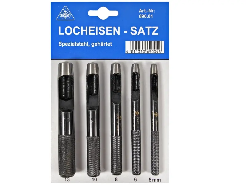Locheisen-Satz 5-tlg. 690.01