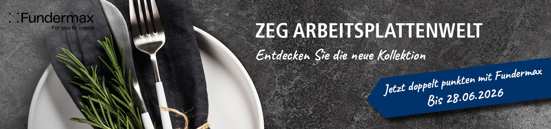 ZEG Arbeitsplatten Kollektion