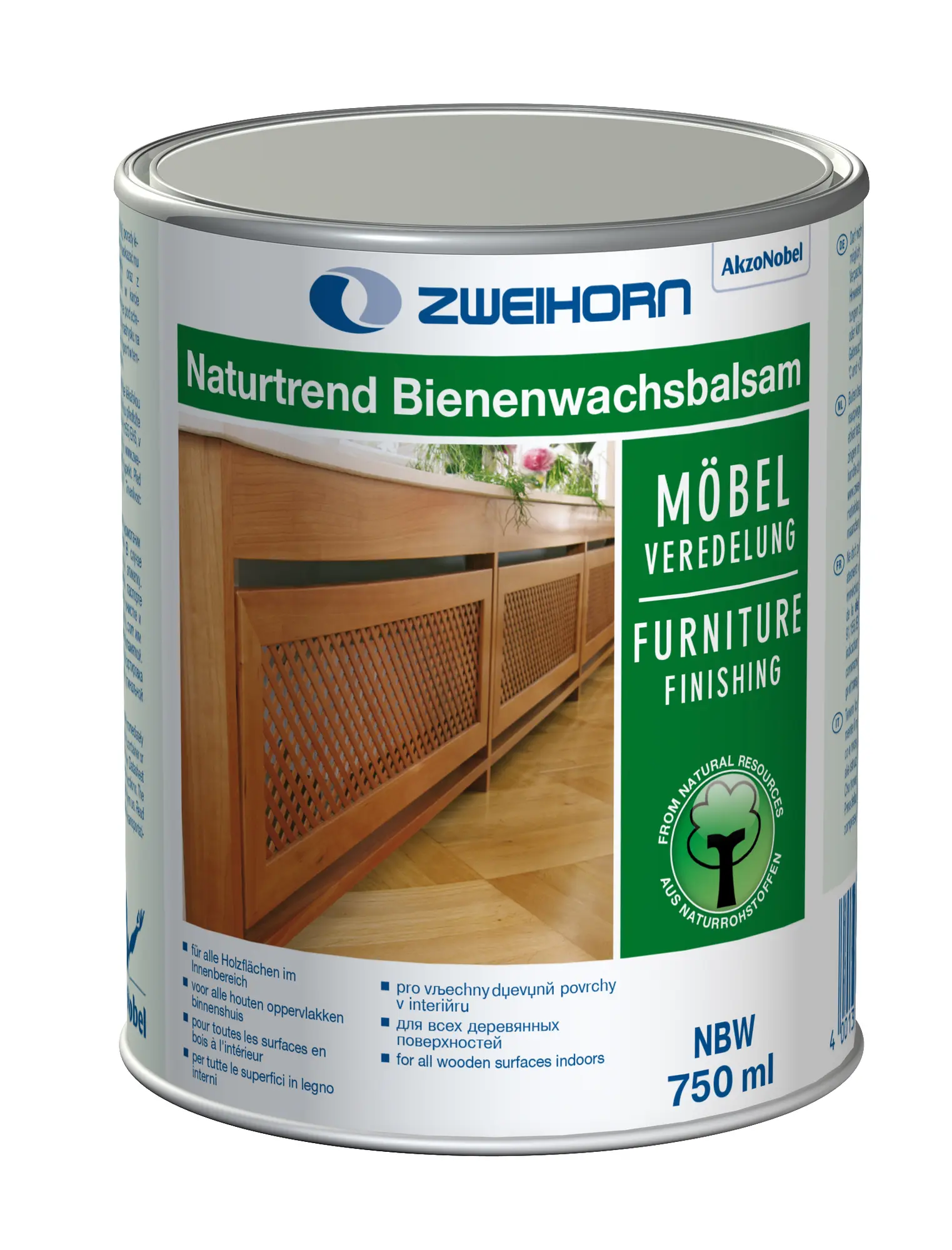 Zweihorn Naturtrend Bienenwachsbalsam NBW 750 ml,
