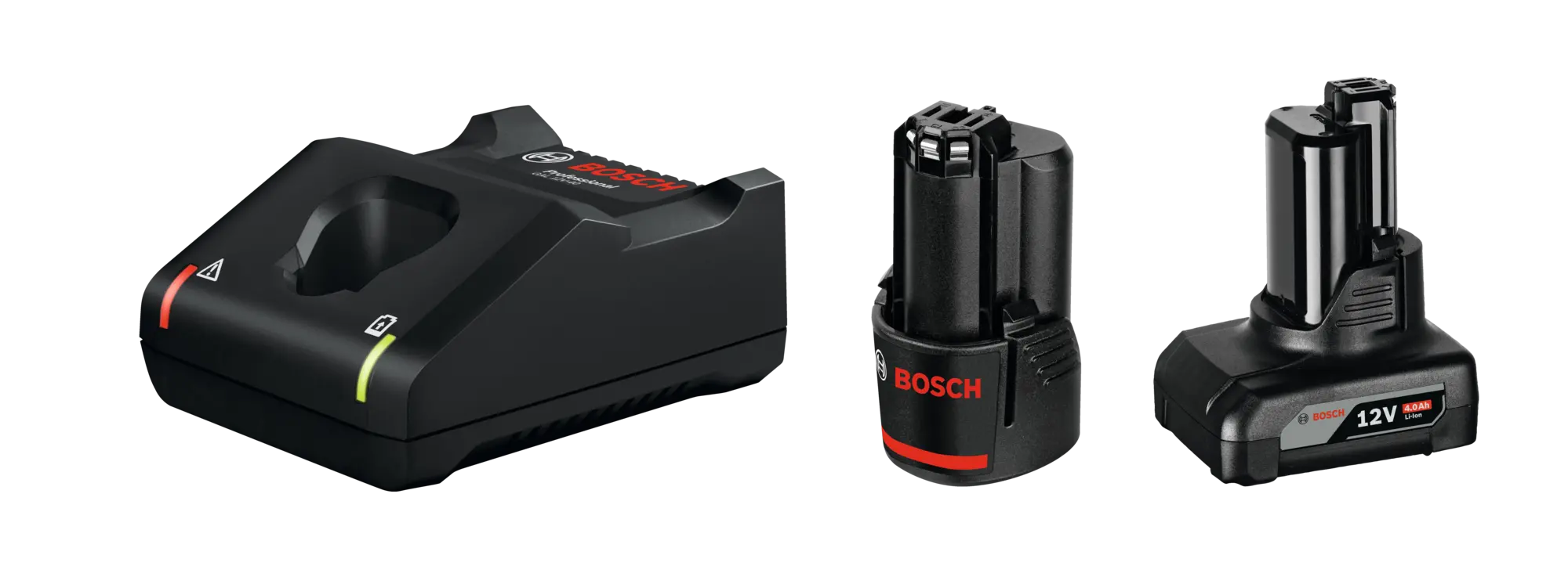 Bosch Akku Starter-Set: 1 x Akku GBA 12 Volt, 2.0 Ah, 1 x Akku GBA 12 Volt, 4.0 Ah,
