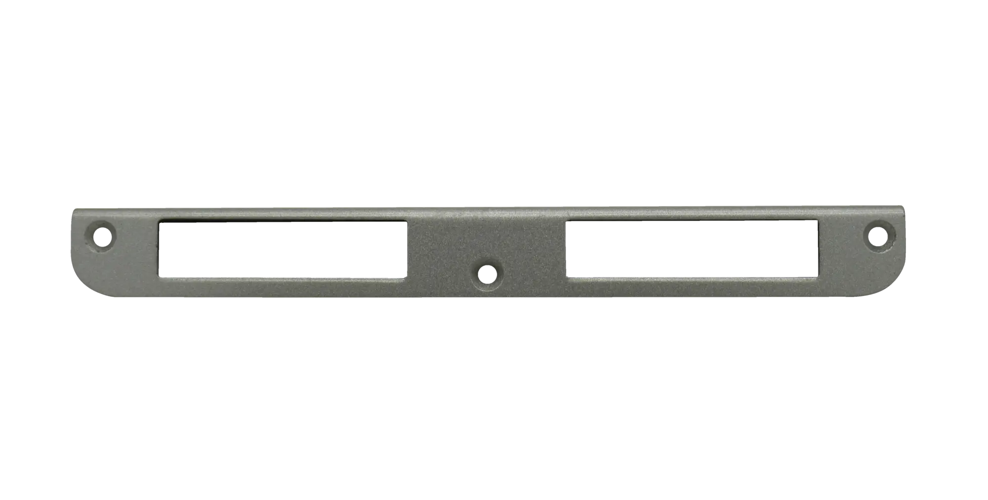 BMH Winkelschließblech HT S21 200x22x22x2mm, DIN Li/Re, rund, silber lackiert, 00100.000066