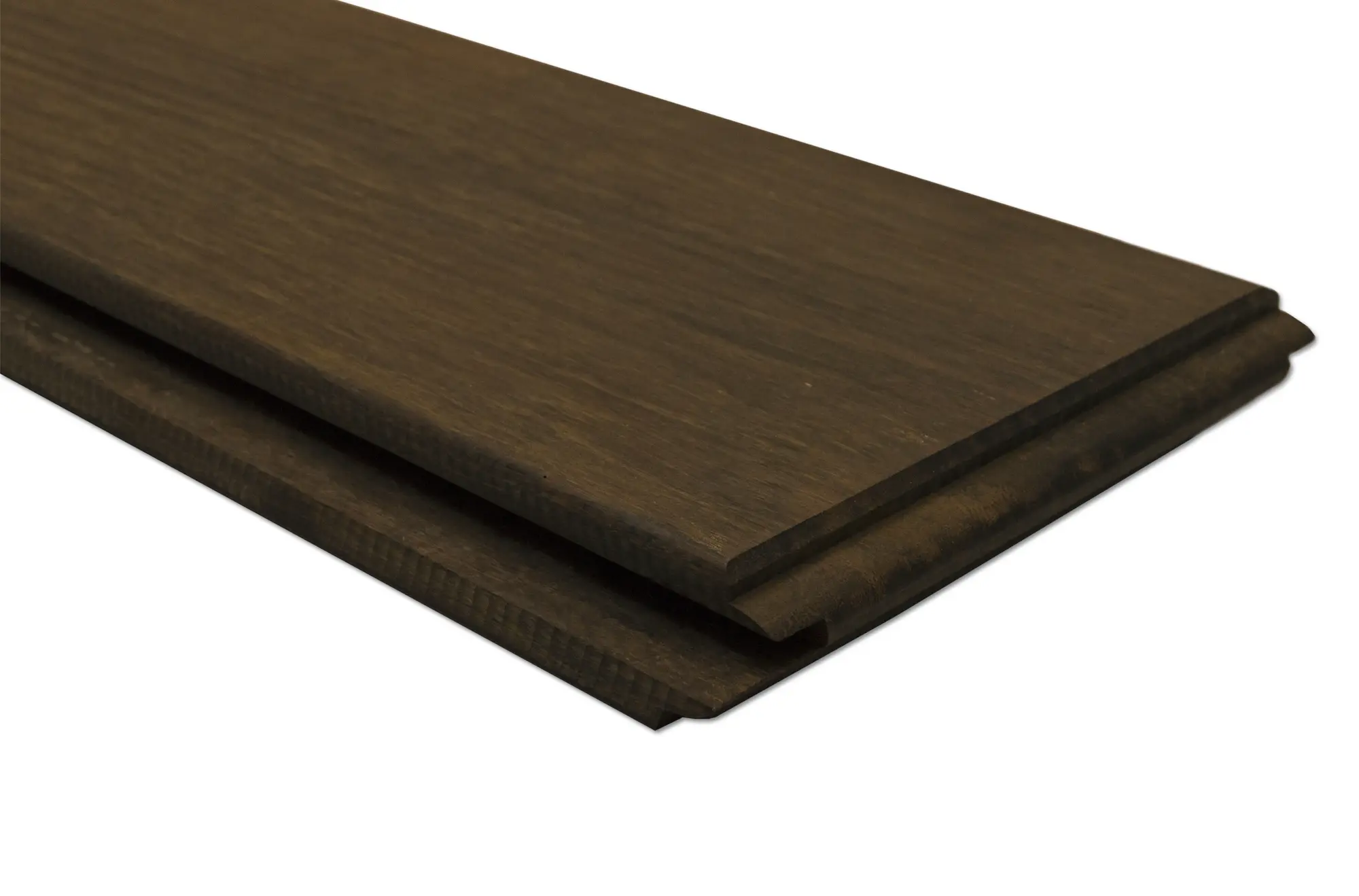 Fassadenelement Falzprofil Bamboo X-Treme unbehandelt Stirnseite: N+F Kanten: Längsseite Radius,