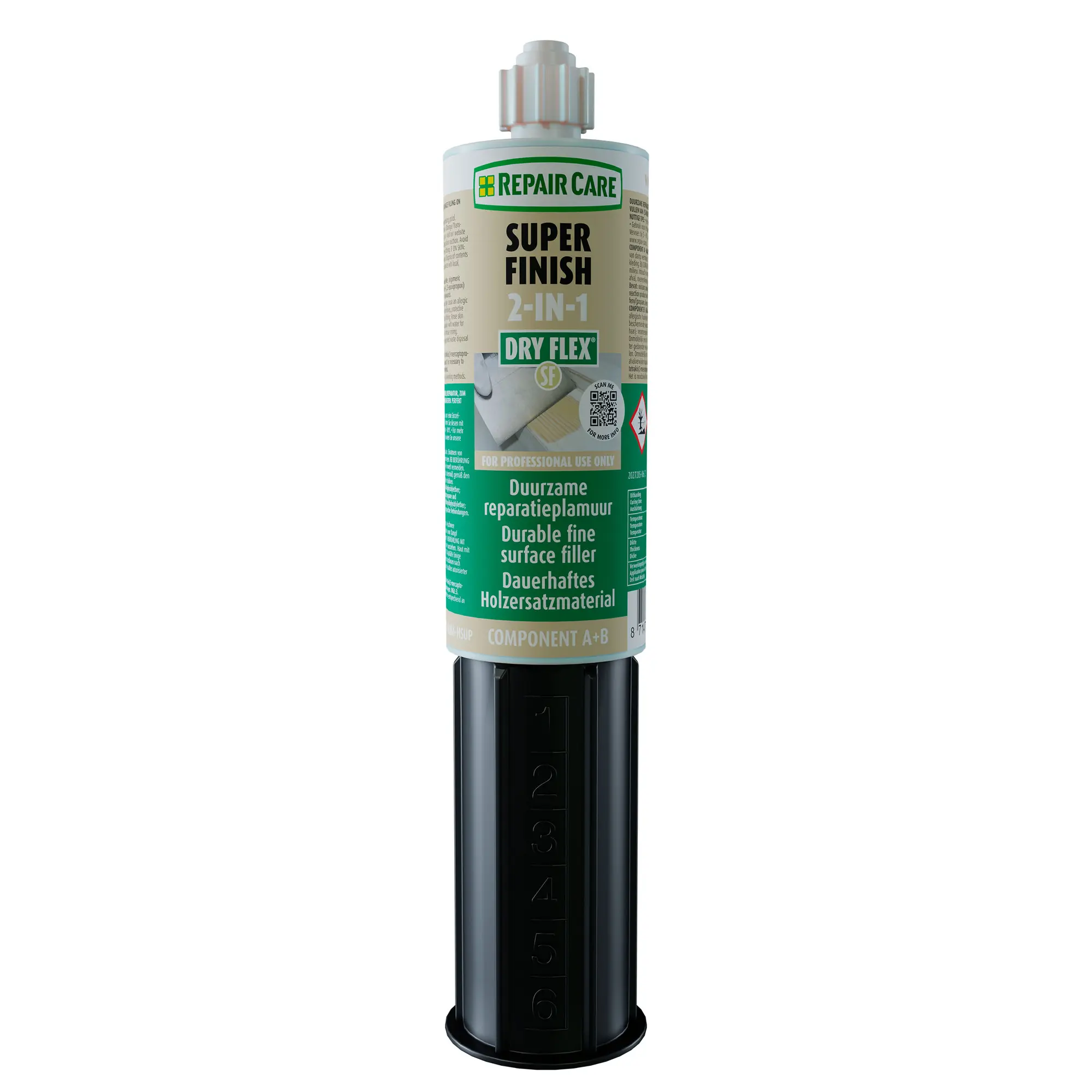 Repair Care DryFlex SF,  2-in-1 Kartusche 150 ml, weiß, VPE 10 Stück