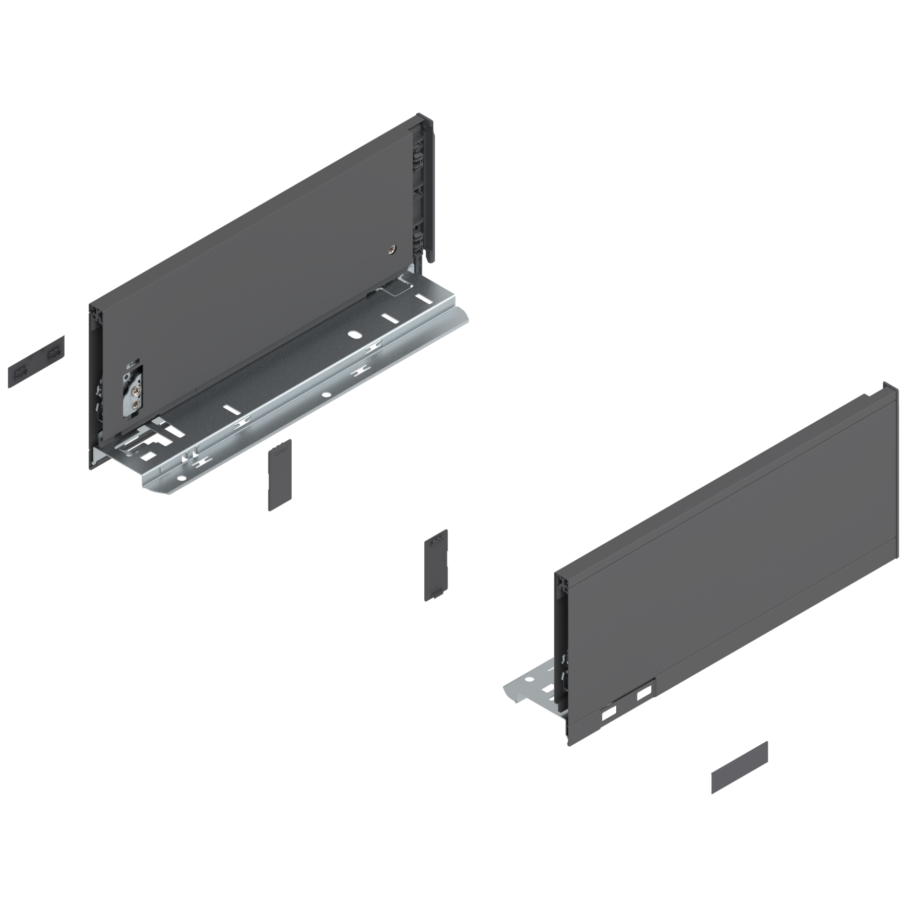 Legrabox  Zargen-Set K Oriongrau