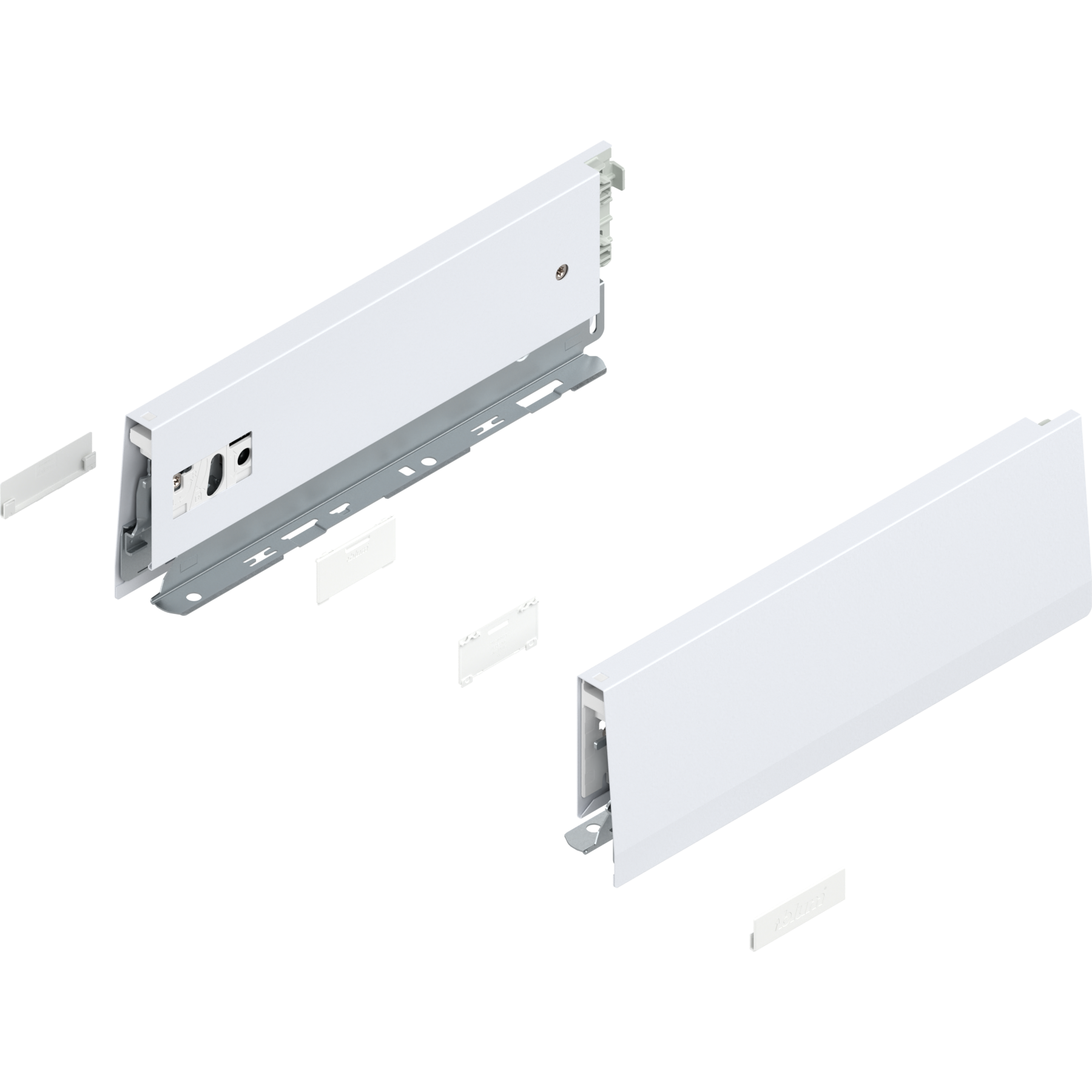 Merivobox Zargen-Set seidenweiss Höhe M