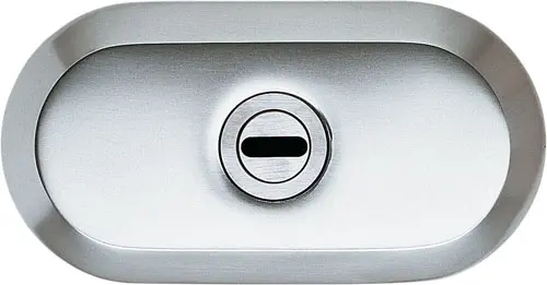 Ikon Schutzrosette mit Zylinderabdeckung für Protectorriegel Alu F1/9M28
