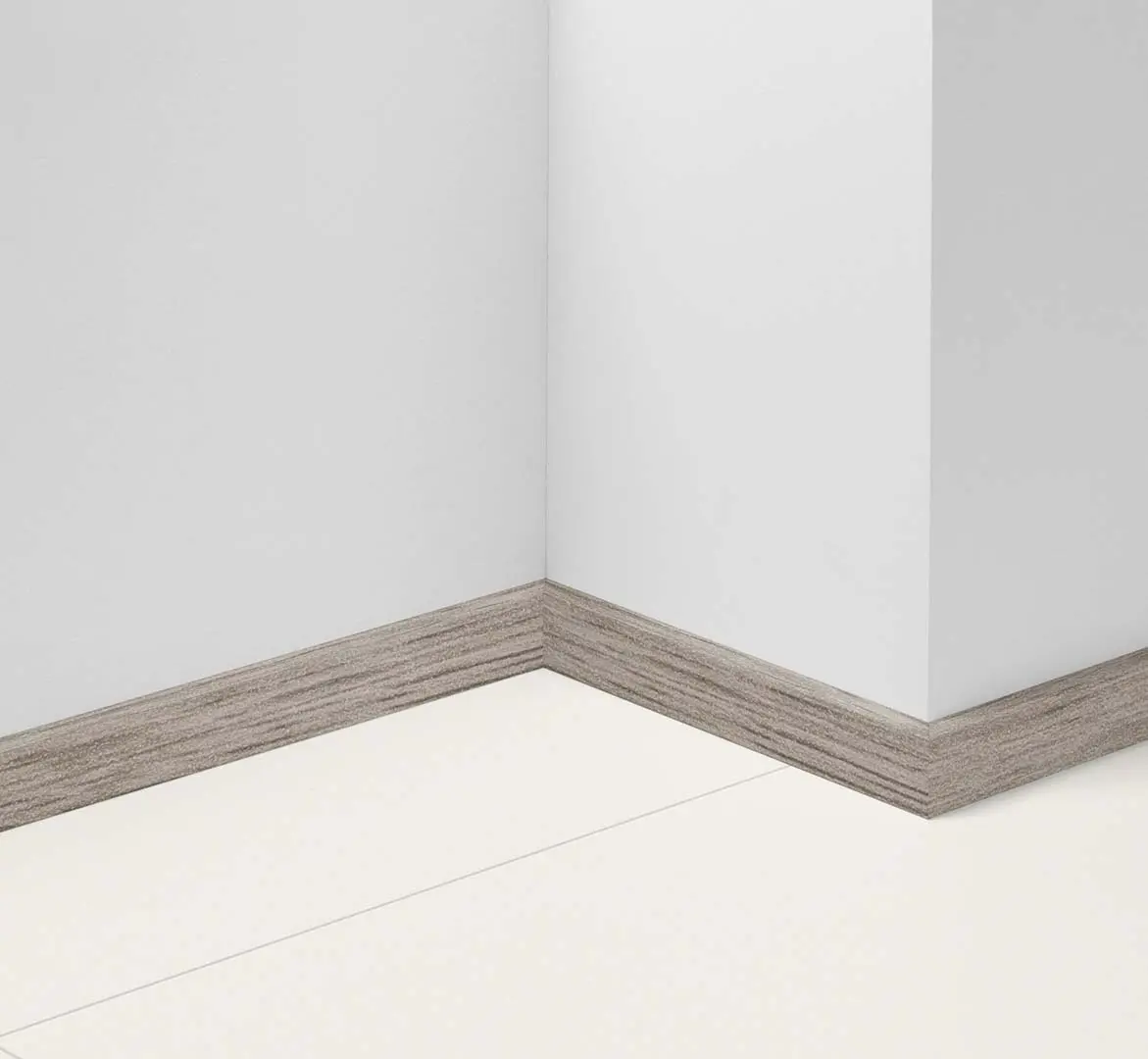 PARADOR Vinyl Dekor-Sockelleiste SL 3 Eiche pastellgrau D032 Holzstruktur 1745413