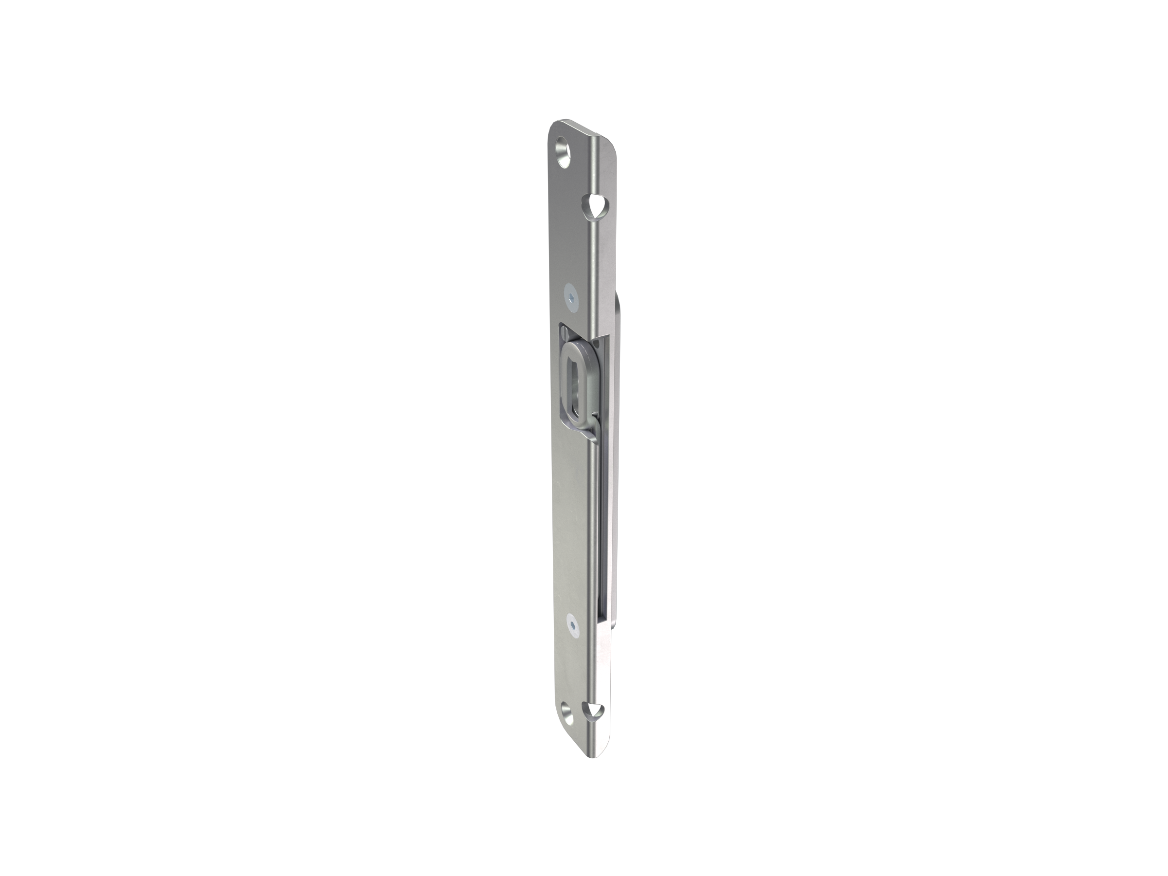 KFV HT-Schließblech 17-580-1T2, 250x28x9x3mm, DIN Rechts, rund, hell verzinkt, 3478393