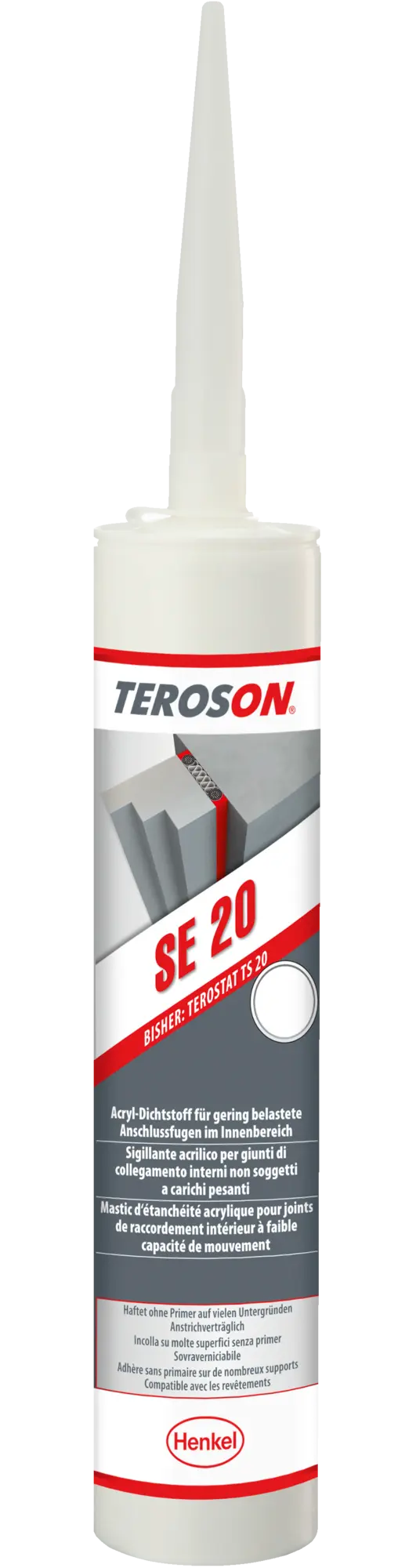 Henkel Acryl Teroson SE 20, weiß, 300 ml Kartuschen, BL20W