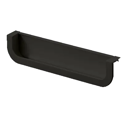 Hettich Athena Einsetzgriff schwarz matt, BA160 mm L170 mm B19 mm H36 mm, 9345372