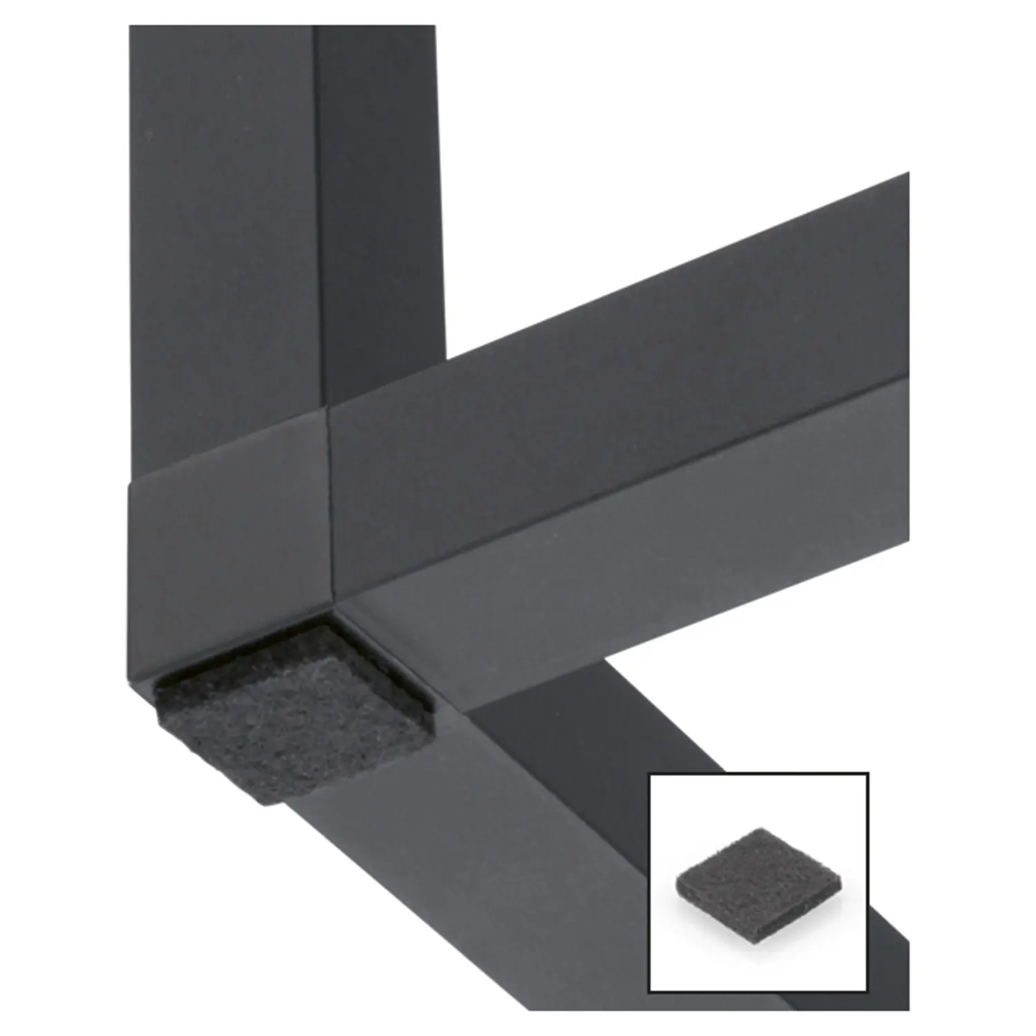 Hettich CADRO Filzgleiter 15X15 schwarz, 9298864