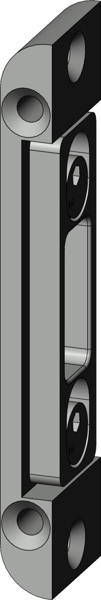 Winkhaus Bolzen-Schließblech, silber, 2500594