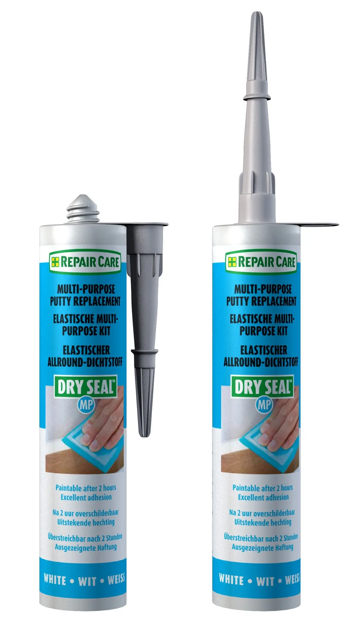 Repair Care DrySeal MP Allround Dichtstoff, 290 ml Kartusche, weiß, VPE 24 Stück