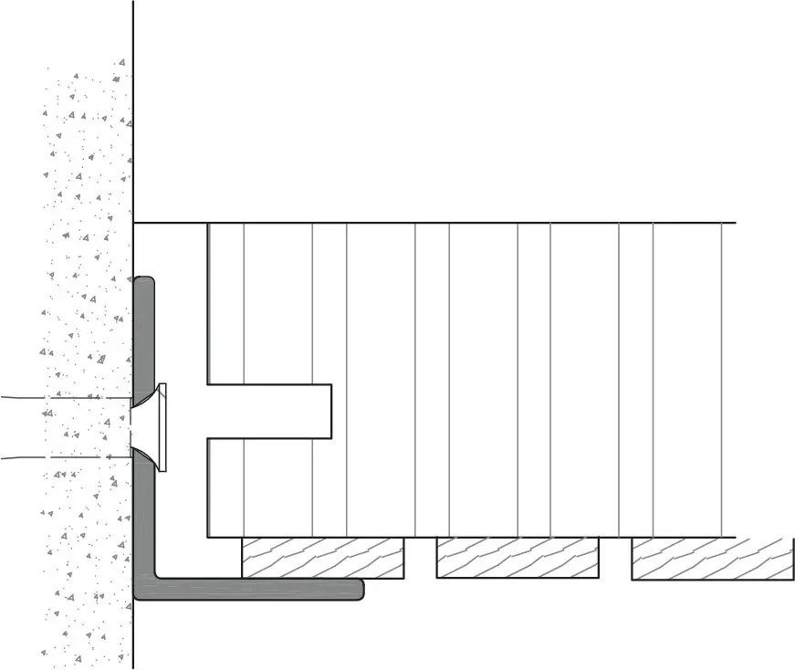Wandabschlussprofil Admonter Acoustic, L Profil, Alu eloxiert E6/EV1, 3000x20x2 mm