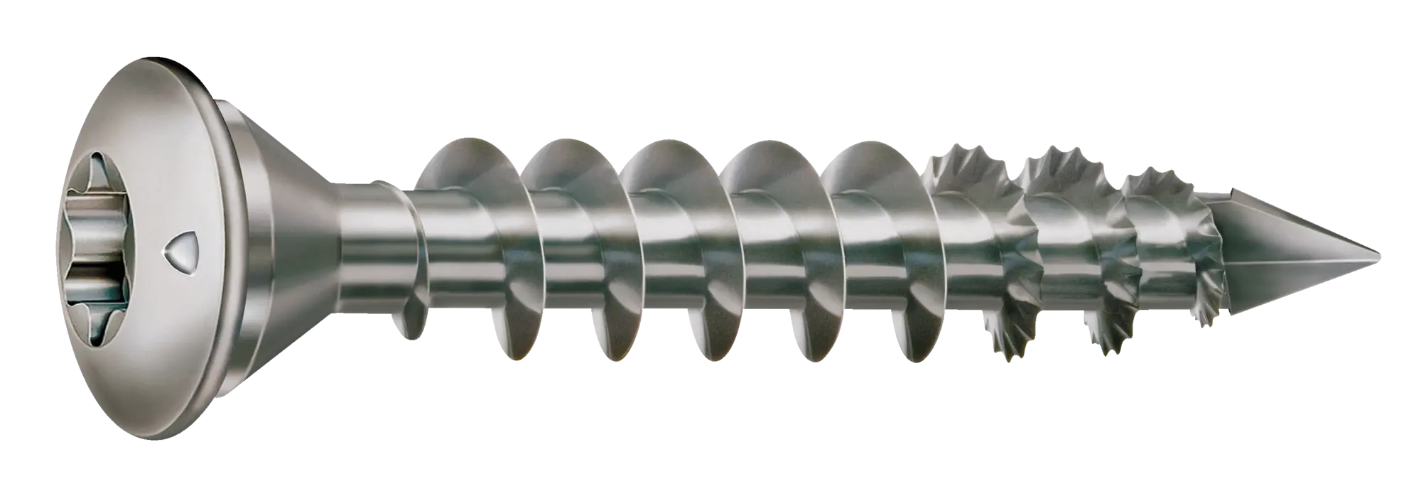 Spax Pfostenschraube Ø8,0x50mm, T-Star Plus T40, Zentrierkopf, Vollgewinde, Edelstahl rostfrei A1,