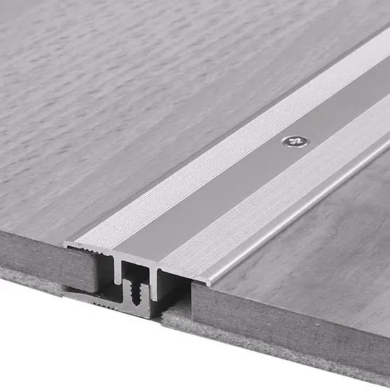 Übergangsprofil Typ 378, Aluminium eloxiert, Edelstahl, Verstellfunktion 4-9, 5 mm, für Vinylböden