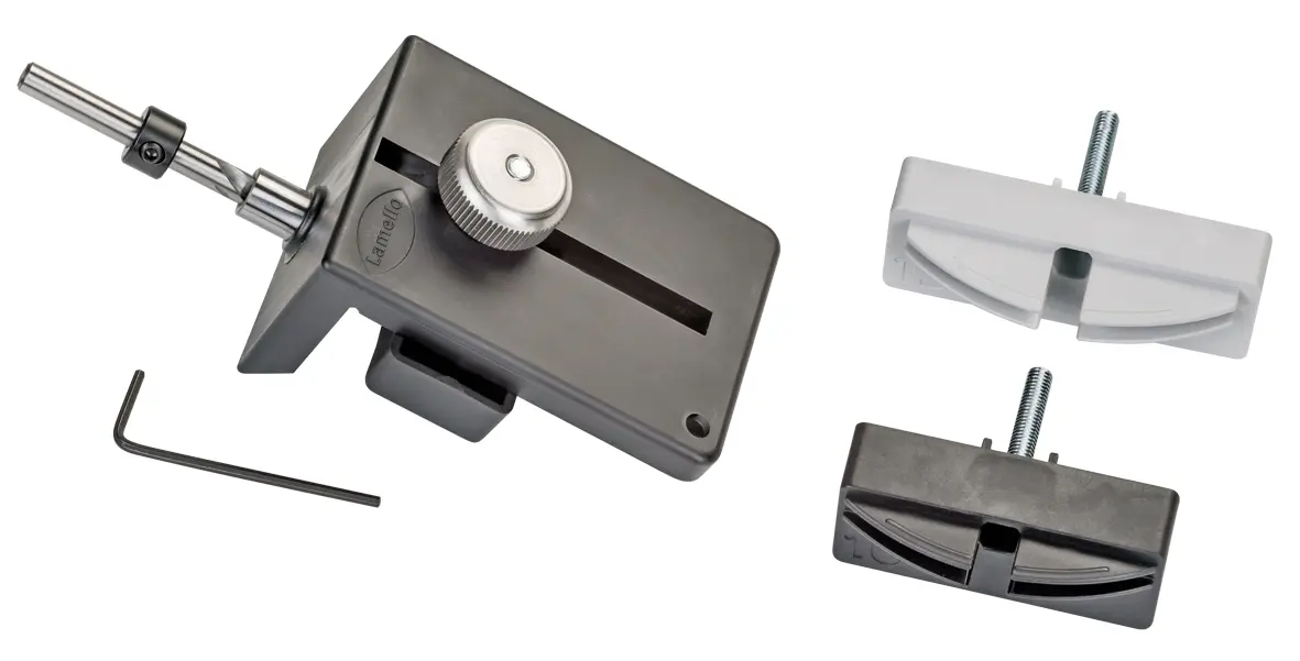 Lamello Clamex P-System Bohrlehre, für Clamex Verbinder der P15, P14 + P10, 125344