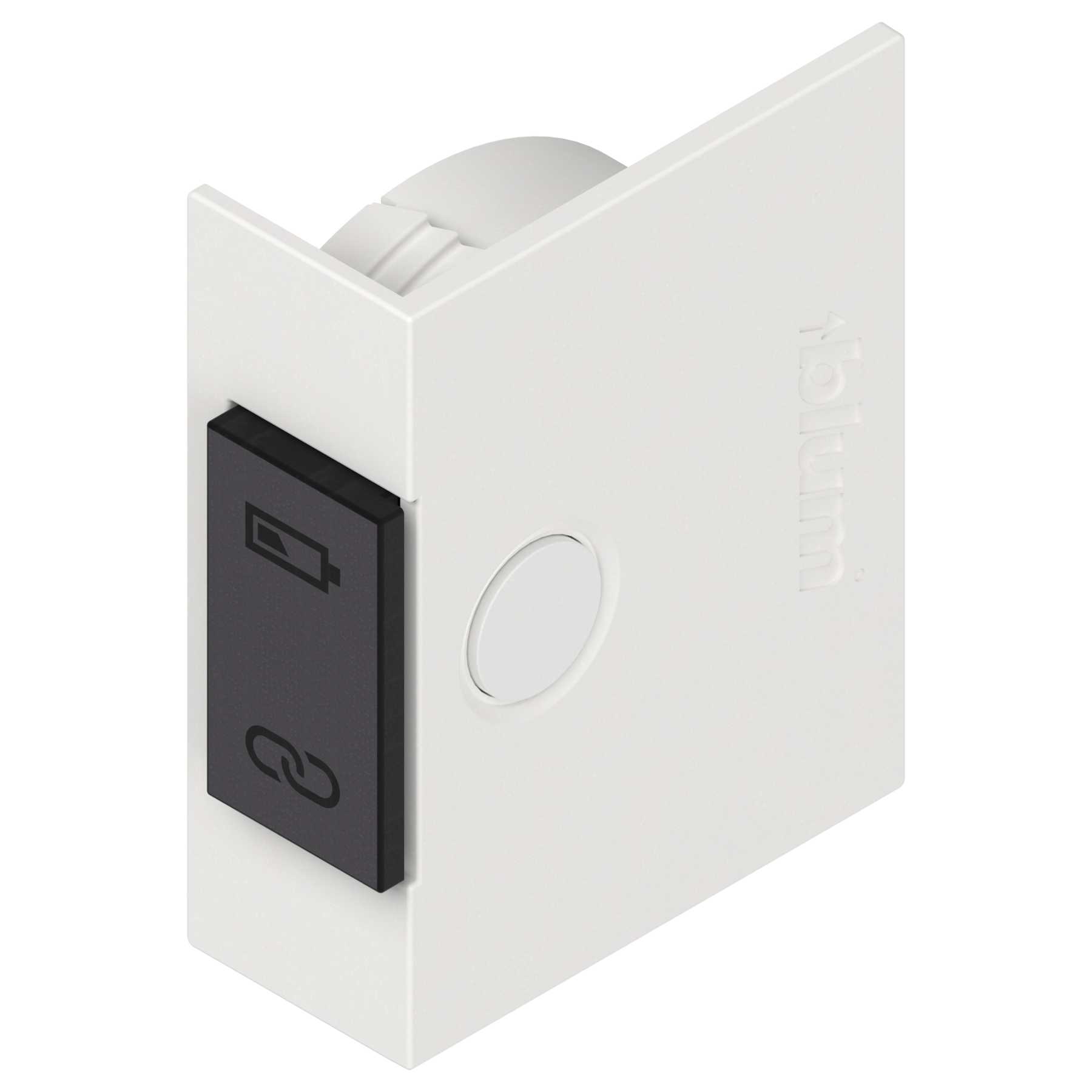 Blum Servo-Drive Funkschalter symmetrisch, seidenweiß, 23P5020.12