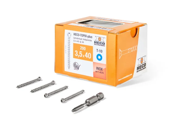 HECO-Schrauben 3,5x40mm Akustik light 3S-33 (Inox) für Holz