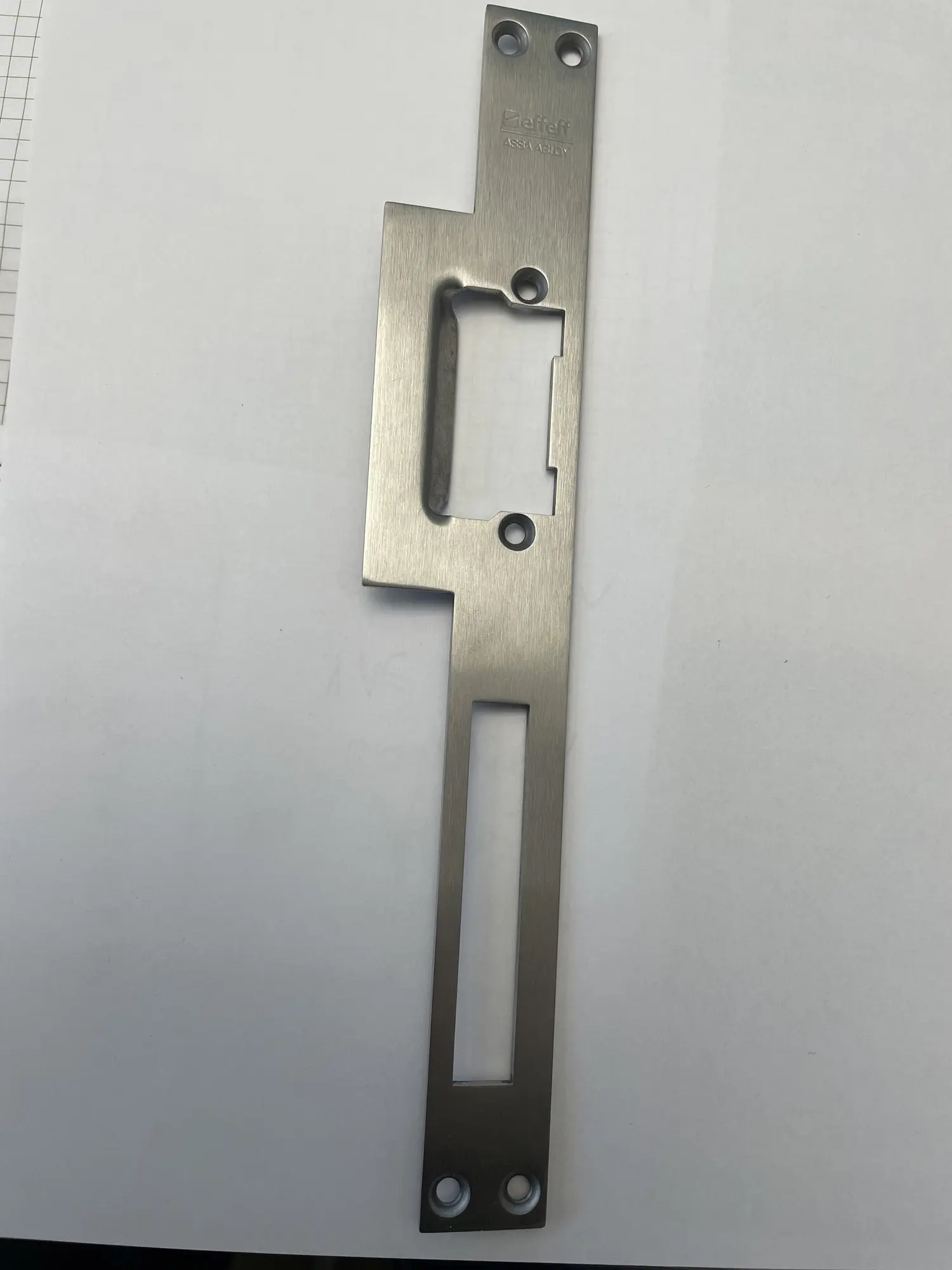 ASSA Sicherheits Lappenschließblech Nr.0162 | 250x25x44mm käntig