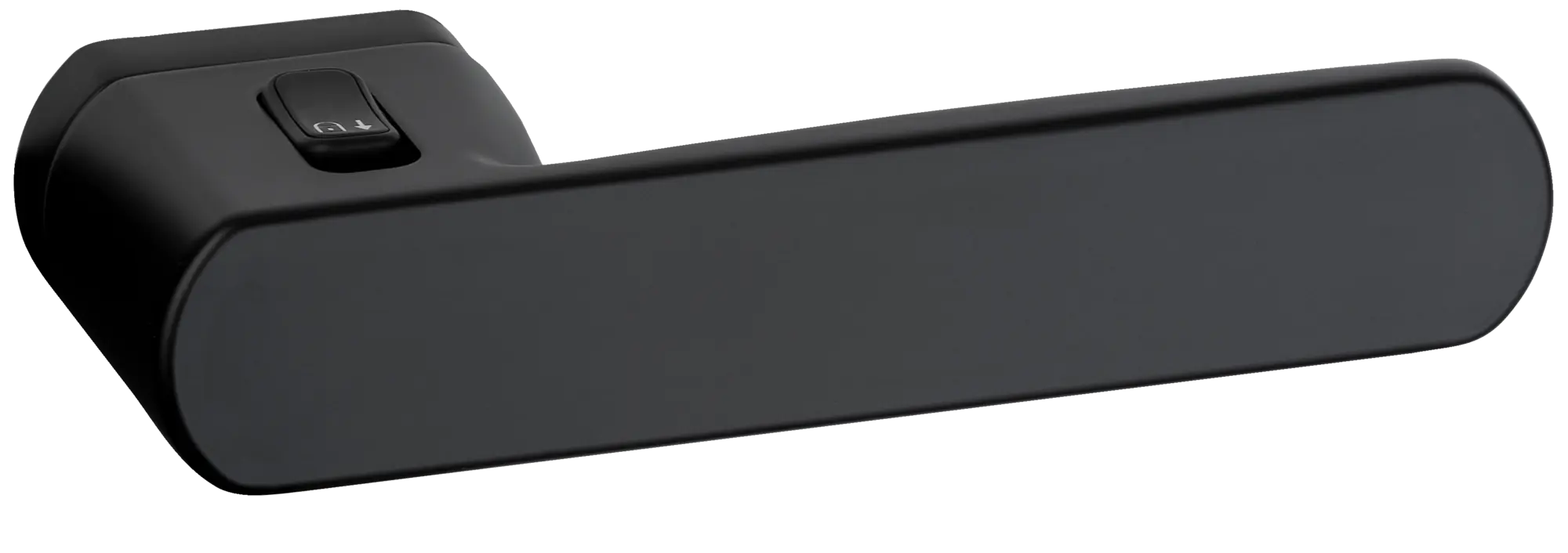 Hermat Zimmertür-Drückerpaar Contour 1618 Classic black