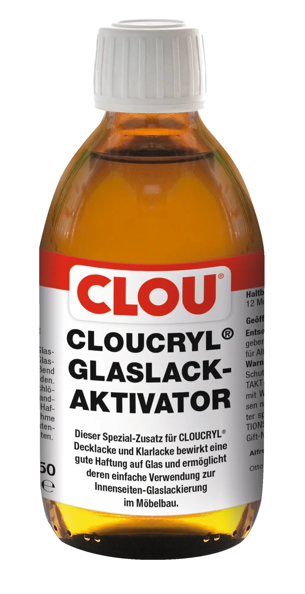 Clou Cloucryl Glaslack-Aktivator  0,25 Liter,
