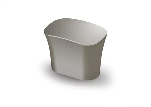 Hettich Möbelgriff Itri Edelstahl Optik BA=16 mm, 9132314