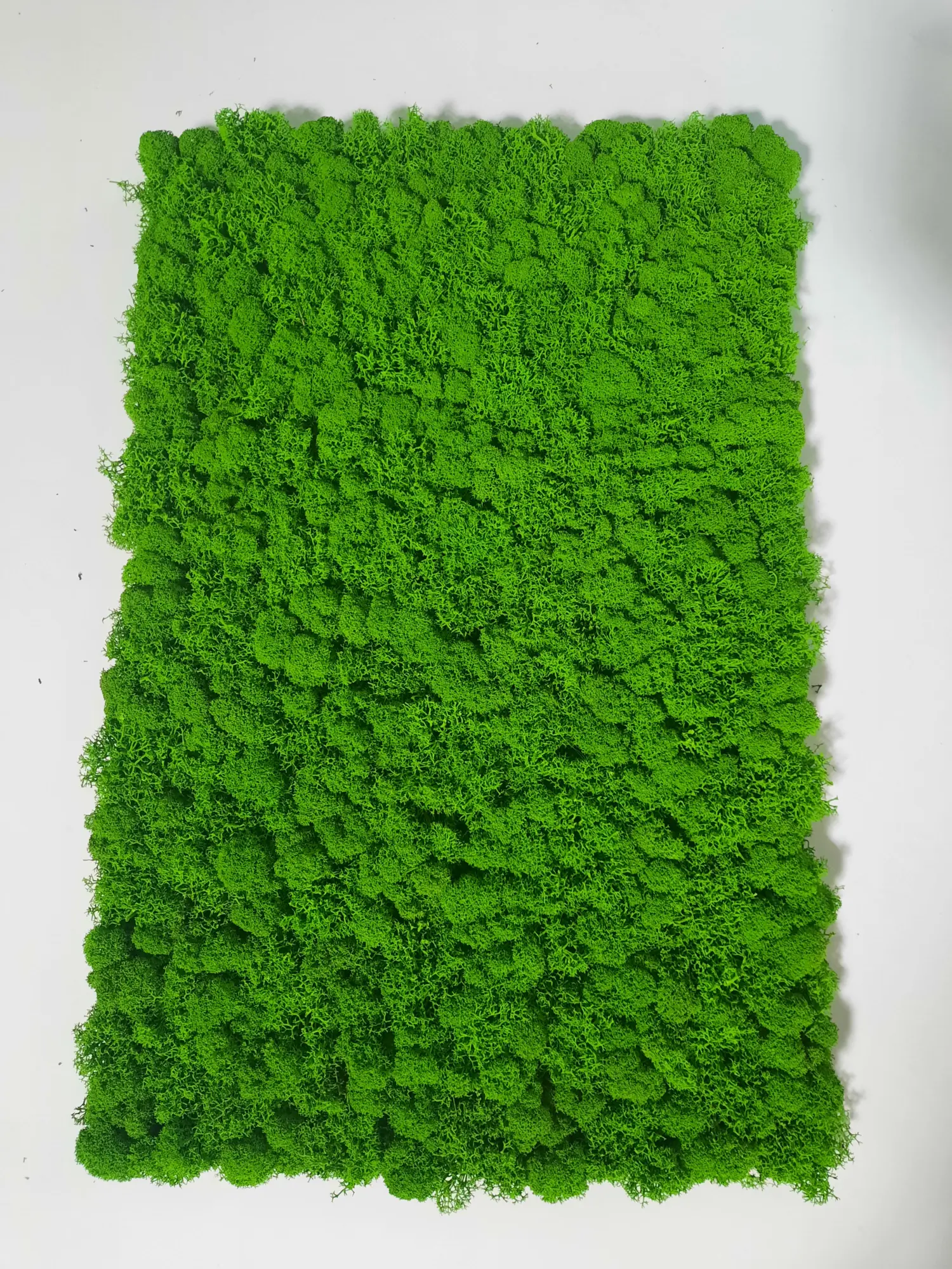 Nature Style Moosfliese hellgrün, Expressfliese, flexibler Teppichträger, Einzelkartonverpackt