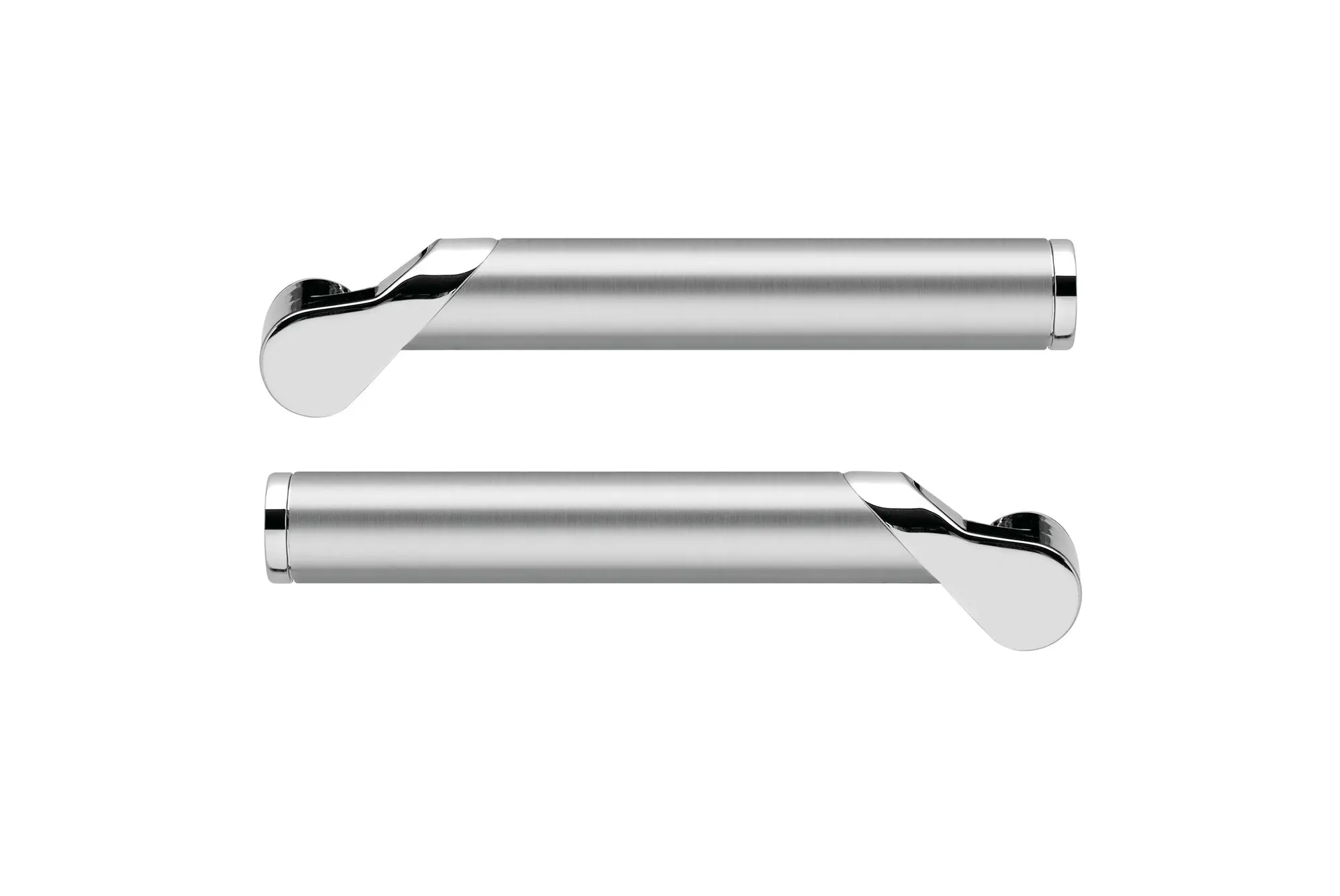 Karcher Drückerpaar für Ganzglastür Starlight R380DS65, Chrom / Edelstahl matt