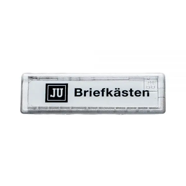 JU-Namensschild aus Plexiglas 67x22 mm (60.8x17.8),  21-255