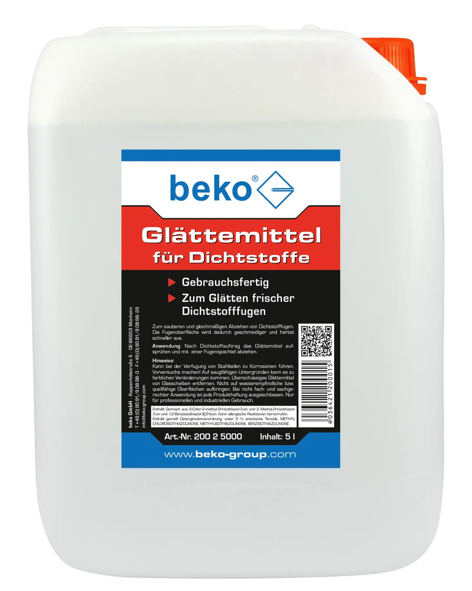Beko Glättemittel für Silikon