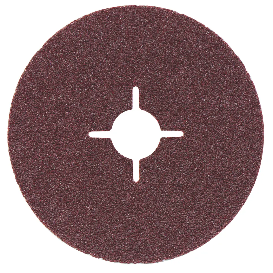 Hermes Blattscheibe 115x22 mm P80 RB 314 fibre, mit Mittelloch, kreuzgeschlitzt, VPE 25 Stück, 91375