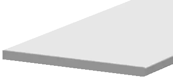 Kronospan Fensterbank Weiß Profil 107