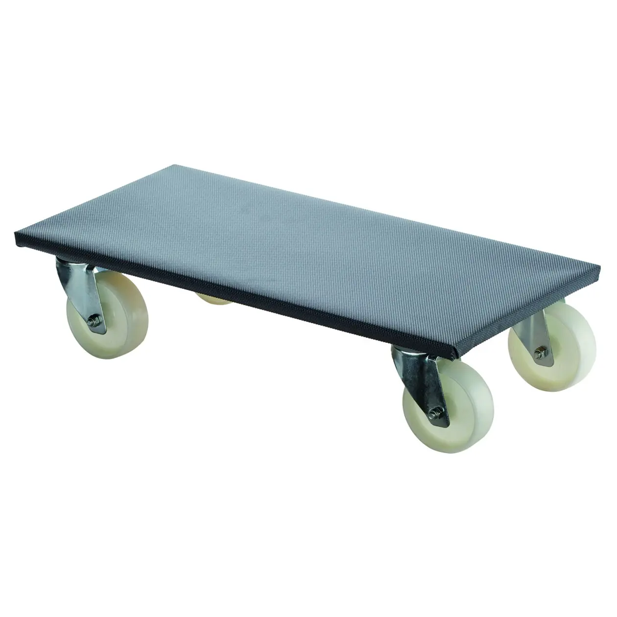 BS Allzweck-Roller 100,  grau,  gummiert,  350kg,  Rolle 100mm,  Platte 300x600mm,  A.-Roller.100