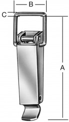 Vormann Spannverschluss 52X23Xø3,0 RF (V2A) 