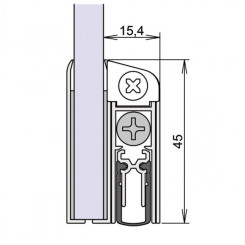 Athmer Schall-Ex GS-A 1-seitig Glasstärke ab 6mm L-1208mm