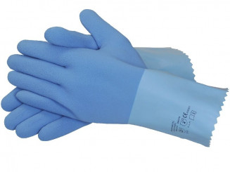 Latex-Handschuhe Super-Blue Gr. 10