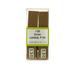 Cleho Hartwachs C13 130 Eiche rustikall 2er Pack 1323130 