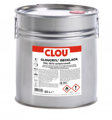 Cloucryl Decklack RAL9016 20 Liter 