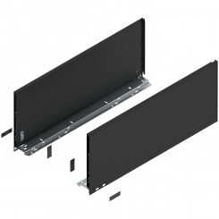 Blum Legrabox pure Zarge Höhe F NL 600 mm carbonschwarz 