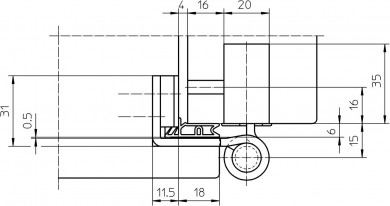 Simonswerk Haustürband Baka Protect 4010 3D FD Edelstahl 