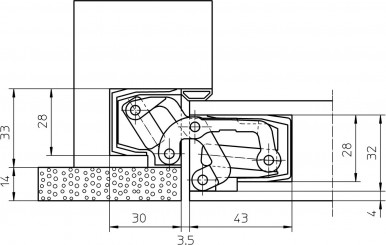 Simonswerk Objektband Tectus TE541 3D FVZ Alu F1