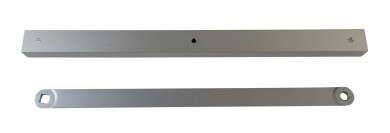 Dorma Gleitschiene G96 N  K8/12 Stanzhebel Rechts silber 