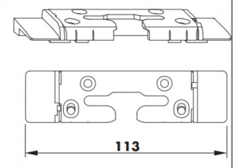 Siegenia Kippriegellager S-ES FH