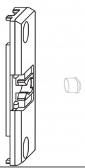 Siegenia Schnäpper A1663 KBE AD+Veka Softline