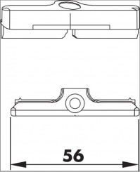 Siegenia Schließblech 56 A2560